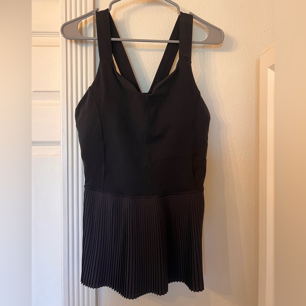 Lululemon Black Peplum Tank Top